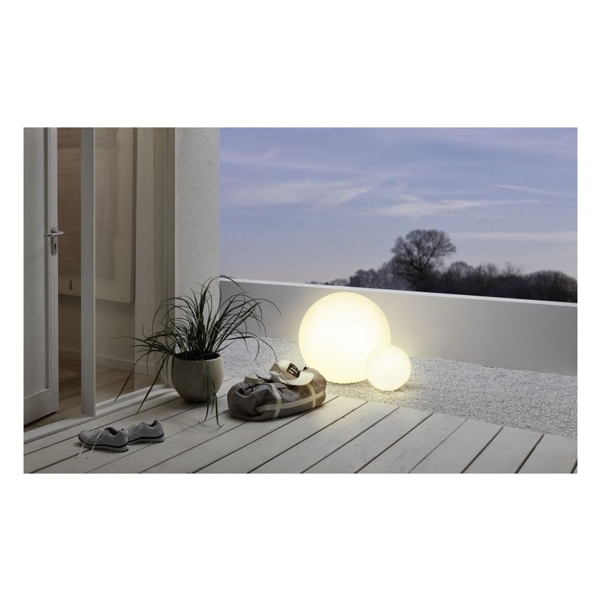 Eglo 55788 - LED RGBW Ulkovalaisin MONTEROLO-C 1xE27/9W/230V 2700-6500K IP65 halkaisija 50 cm + kauko-ohjaus