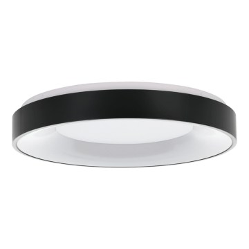Eglo 55802 - Himennettävä LED-kattovalaisin 4xLED/8,1W/230V 3000-6500K Ø 48 cm musta + kaukosäädin