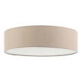 Eglo 55873 - LED-kattovalaisin 1xE27/11W/230V, halkaisija 38 cm, harmaanruskea