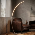 Eglo 55914 - LED-himmennettävä lattiavalaisin LED/17,5W/230V mattakromi