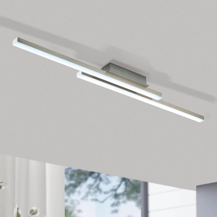 Eglo 55971 - FRAIOLI-C LED RGBW himmennettävä kattovalaisin LED/34W/230V 2700-6500K mattakromi + kaukosäädin