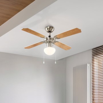 Eglo 56035 - LED-kattotuuletin 1xE27/4,9W/230V 3000K halkaisija 106,6 cm