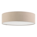 Eglo 56137 - LED-kattovalaisin 2xE27/11W/230V halkaisija 38 cm harmaanruskea