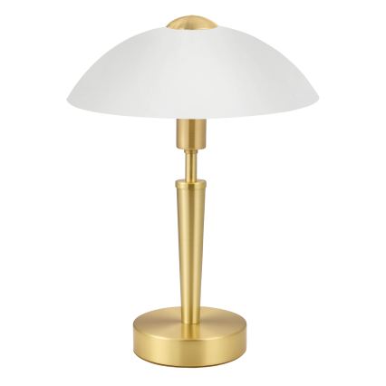 Eglo 56252 - Himmennettävä LED-pöytävalaisin SOLO 1xE14/4,5W/230V kultainen