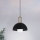 Eglo 56459 - CALMANERA riippuvalaisin johdolla 1xE27/40W/230V musta