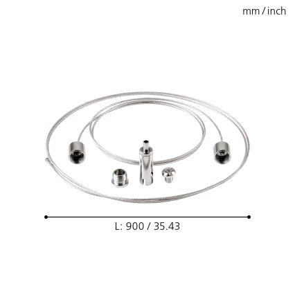 Eglo 61355 - Jousitusvaijeri SALOBRENA 90cm