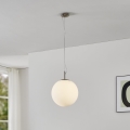 Eglo 63269 - PIEDALE-riippuvalaisin johdolla 1xE27/60W/230V Ø 35 cm mattakromi