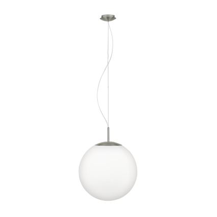 Eglo 63271 - PIEDALE riippuvalaisin kaapelilla 1xE27/60W/230V Ø 43 cm mattakromi