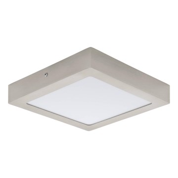 Eglo 64721 -LED-kattovalaisin FUEVA PRO LED/19W/230V 4000K 22,5x22,5 cm mattakromi
