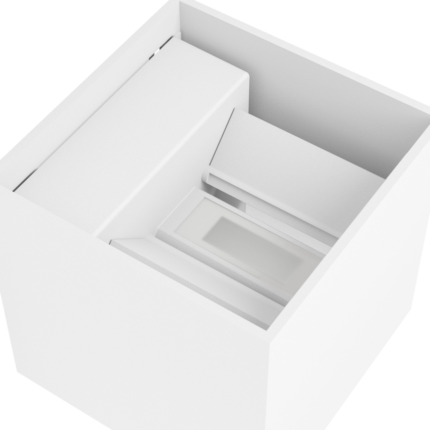 Eglo - Himennettävä ulkokäyttöön ladattava seinävalaisin liike- ja hämärätunnistimella LED/2,2W/5V IP44 valkoinen