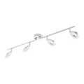 Eglo 75242 - LED-kohdevalaisin ODERZO 3xLED/3,8W/230V kiiltävä kromi