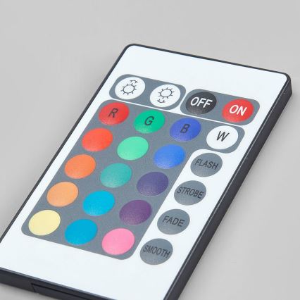 Eglo 75358 - LED RGBW himmennettävä kattovalaisin RONDO-C 1xE27/7,5W/23V halkaisija 25 cm + kaukosäädin