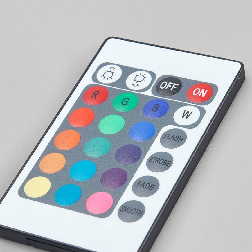 Eglo 75358 - LED RGBW himmennettävä kattovalaisin RONDO-C 1xE27/7,5W/23V halkaisija 25 cm + kaukosäädin