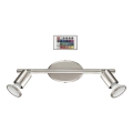 Eglo 75384 - LED-kohdevalaisin BUZZ-C 2xGU10/4W/230V