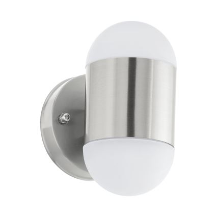 Eglo 75392 - LED-ulkoseinävalaisin MEROLA 2xLED/3,7W/230V IP44 mattakromi