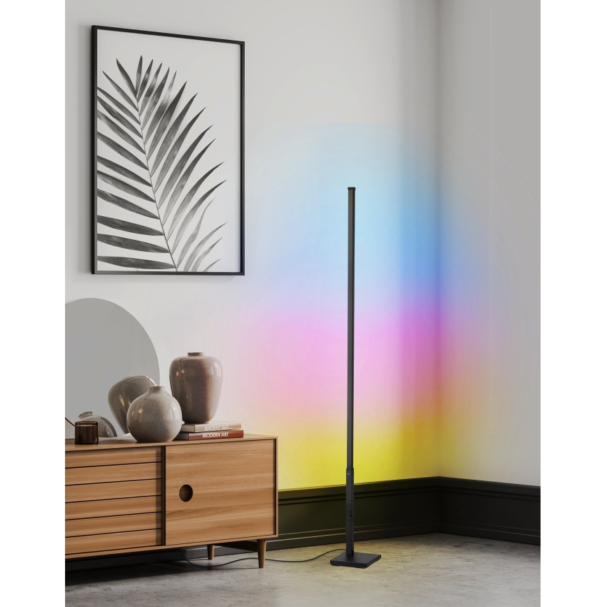 Eglo - LED RGB Himmennettävä lattialamppu LED/13,5W/230V 2700-6500K + kaukosäädin