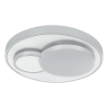 Eglo 75664 - LED-kattovalaisin LEPRESO LED/19,5W/230V halkaisija 38,5 cm mattakromi