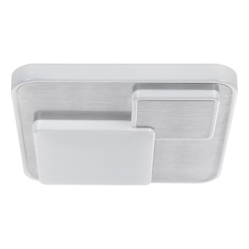 Eglo 75666 - LED-kattovalaisin LEPRESO LED/19,5W/230V 38,5x38,5 cm mattakromi