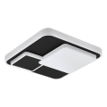 Eglo 75667 - LED-kattovalaisin LEPRESO LED/19,5W/230V 38,5x38,5 cm musta