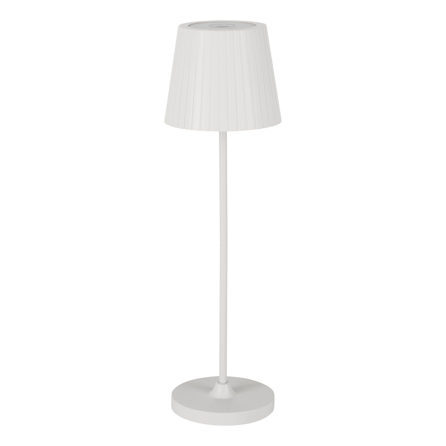 Eglo - LED-himmennettävä ladattava ulkokäyttöön tarkoitettu pöytälamppu LED/3,8W/5V 2400/3000/4000K 2000 mAh IP44 valkoinen