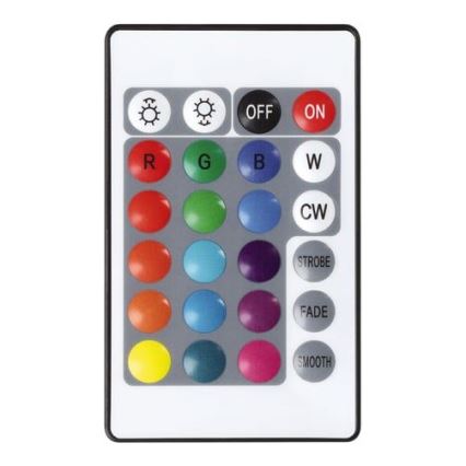 Eglo - RGB-LED himmennettävä ladattava ulkovalaisin, LED/2600 mAh, IP44, valkoinen + kaukosäädin