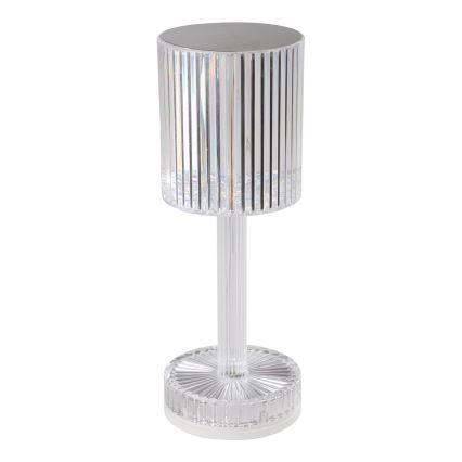 Eglo - LED RGB himmennettävä ladattava pöytävalaisin LED/800 mAh, kirkas