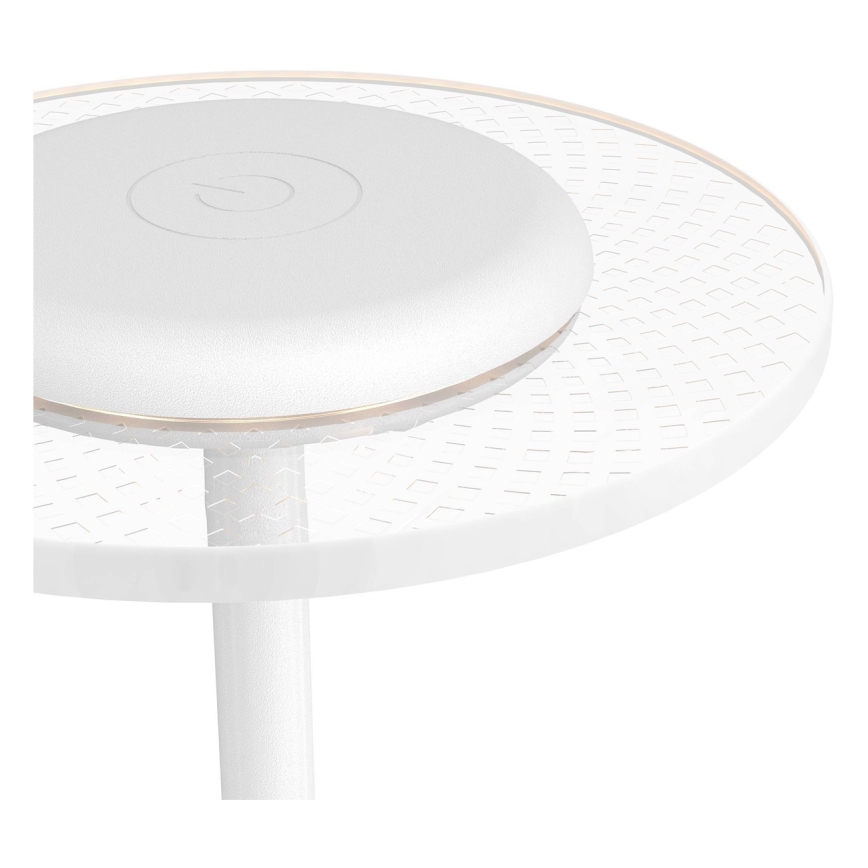 Eglo - LED RGBW himmennettävä ladattava kosketusohjattu pöytävalaisin LED/5V 2000 mAh valkoinen
