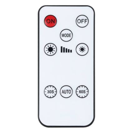 Eglo - LED RGBW himmennettävä ladattava seinävalaisin liiketunnistimella ja hämäräkytkimellä LED/5V 2000 mAh valkoinen + kaukosäädin