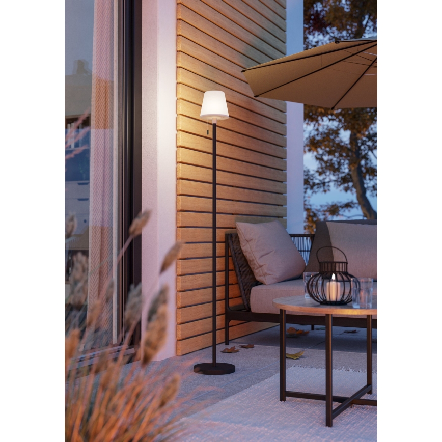 Eglo - LED RGBW himmennettävä ladattava ulkokäyttöinen lattiavalaisin LED/2,2W/3,7V 3000K 2200 mAh IP54