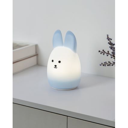 Eglo - LED RGBW ladattava kosketusohjattu lasten yövalo LED/5W/5V 1200 mAh pupu