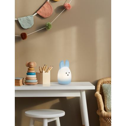 Eglo - LED RGBW ladattava kosketusohjattu lasten yövalo LED/5W/5V 1200 mAh pupu