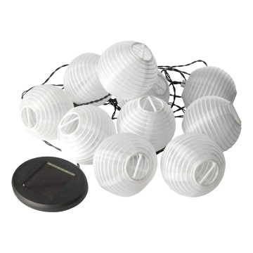 Eglo 780347 - LED-aurinkoketju 10xLED/4,3m 300 mAh IP44