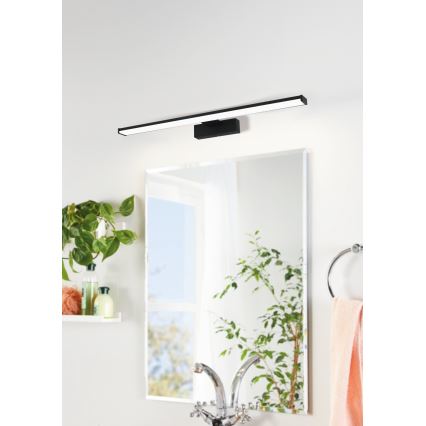 Eglo 780431 - Kylpyhuoneen LED-peilivalo BETETA LED/11W/230V 60 cm IP44 musta