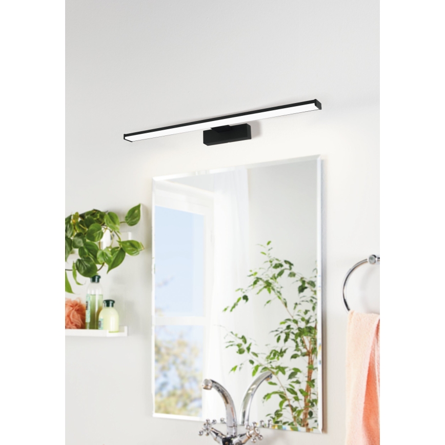 Eglo 780431 - Kylpyhuoneen LED-peilivalo BETETA LED/11W/230V 60 cm IP44 musta