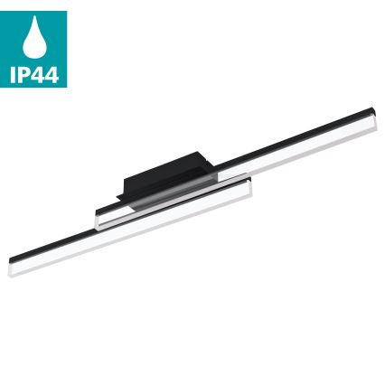 Eglo 780433 - LED-kylpyhuoneen kattovalaisin YANGUAS 2xLED/11W/230V 3000K IP44 musta