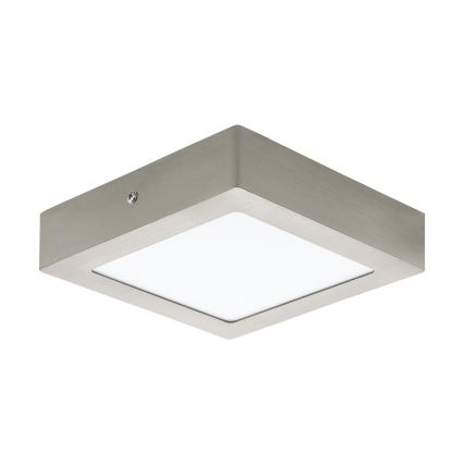 Eglo 78215 - LED-kattovalaisin FUEVA, 10,9 W / 230 V, 17 x 17 cm, mattakromi