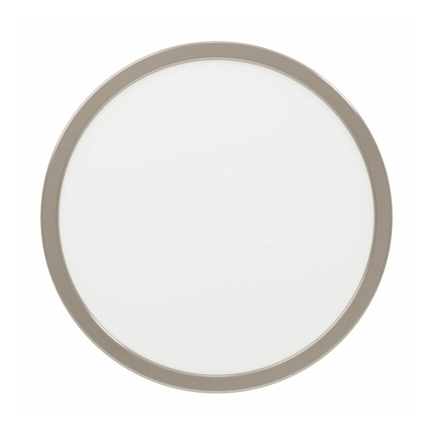 Eglo 78674 - LED-kattovalaisin FUEVA LED/20,5 W/230 V, halkaisija 28,5 cm, mattakromi