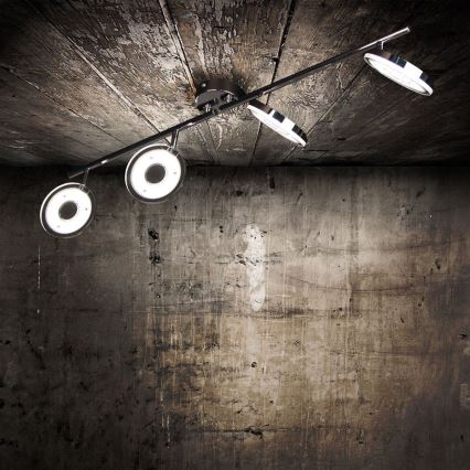 Eglo 78684 - LED-kohdevalaisin DORNES 4xLED/4,5W/230V kiillotettu kromi