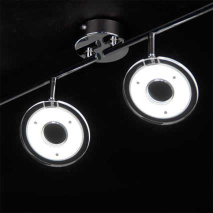 Eglo 78684 - LED-kohdevalaisin DORNES 4xLED/4,5W/230V kiillotettu kromi