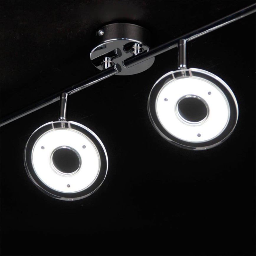 Eglo 78684 - LED-kohdevalaisin DORNES 4xLED/4,5W/230V kiillotettu kromi