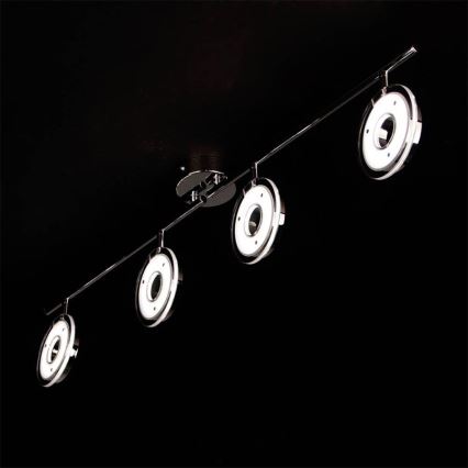 Eglo 78684 - LED-kohdevalaisin DORNES 4xLED/4,5W/230V kiillotettu kromi