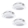 Eglo 78755 - SETTI 3x LED upotettava valo PINEDA LED/6W/230V 3000K valkoinen
