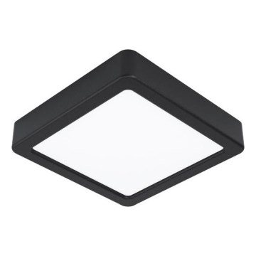 Eglo 78813 - LED-kattovalaisin FUEVA LED/11W/230V 16x16 cm musta