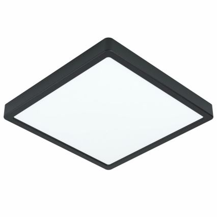 Eglo 78815 - LED kattovalaisin FUEVA LED/20,5W/230V 28,5x28,5 cm musta