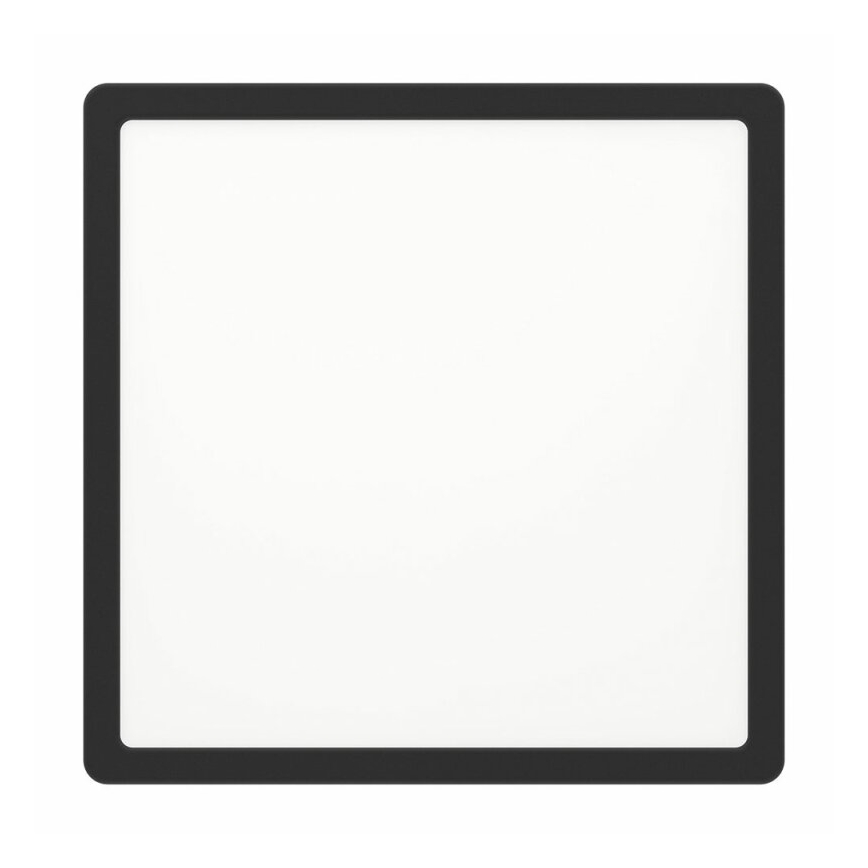 Eglo 78815 - LED kattovalaisin FUEVA LED/20,5W/230V 28,5x28,5 cm musta