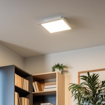 Eglo 79322 - Himmennettävä LED-kattovalaisin SALOBRENA LED/16W/230V 4000K 30x30 cm valkoinen