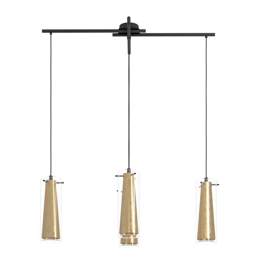 Eglo 79344 - Kattokruunu johdossa PINTO GOLD 4xE27/40W/230V kulta