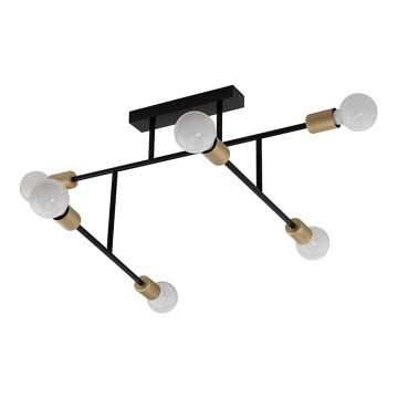 Eglo 79356 - Kiinteä kattokruunu BELSIANA 6xE27/40W/230V