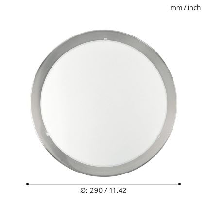 EGLO 82942 - Kattovalo PLANET 1xE27/60W