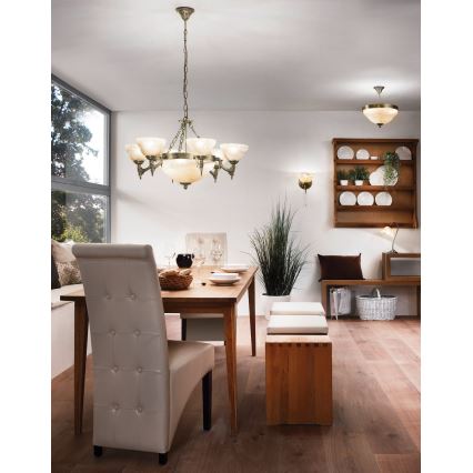 EGLO 85856 - Kattokruunu MARBELLA 3xE14/60W/230V